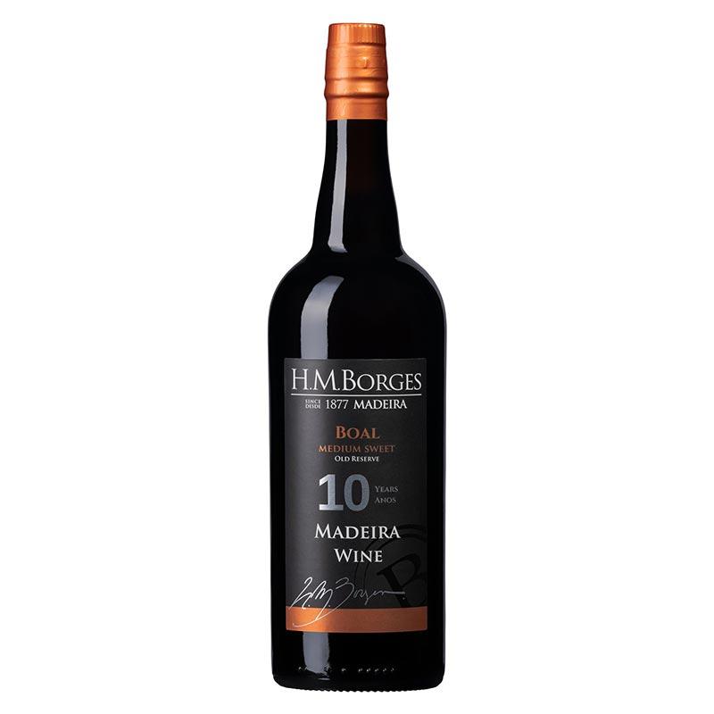 Vinho da Madeira H. M. Borges Boal 10 Anos