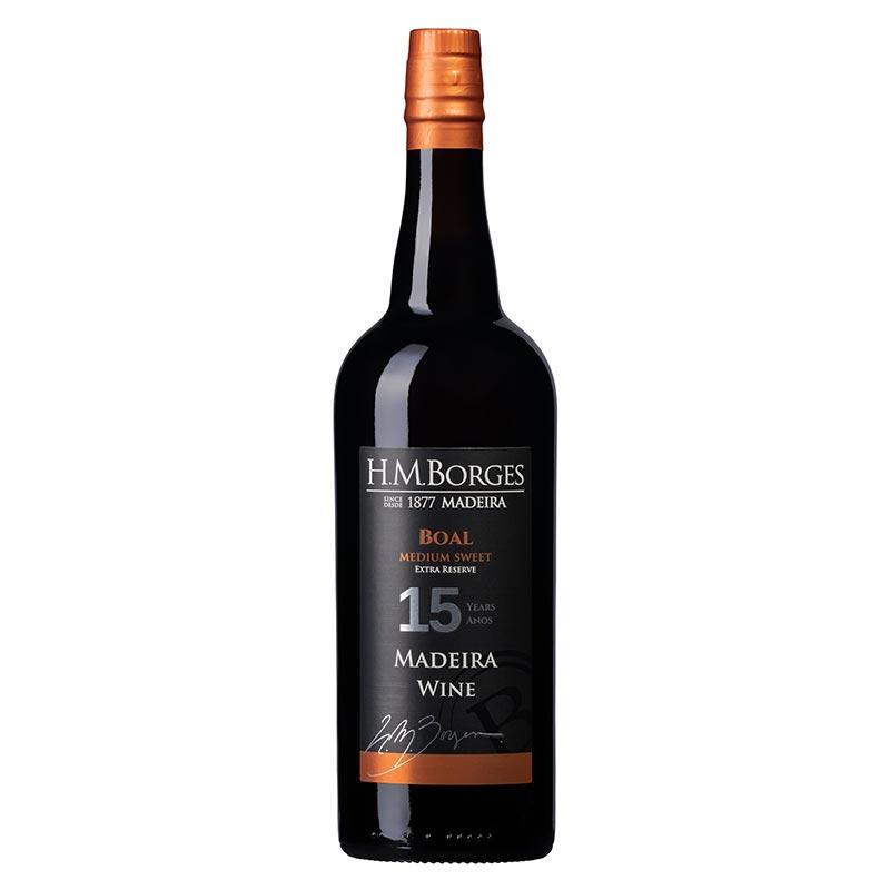 Vinho da Madeira H. M. Borges Boal 15 Anos