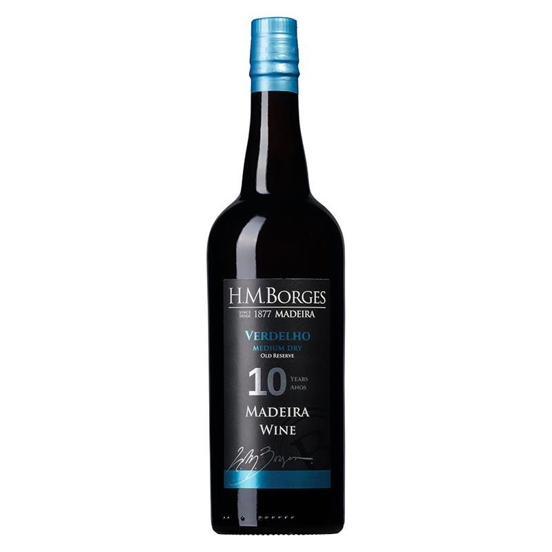 Vinho da Madeira H. M. Borges Verdelho 10 Anos