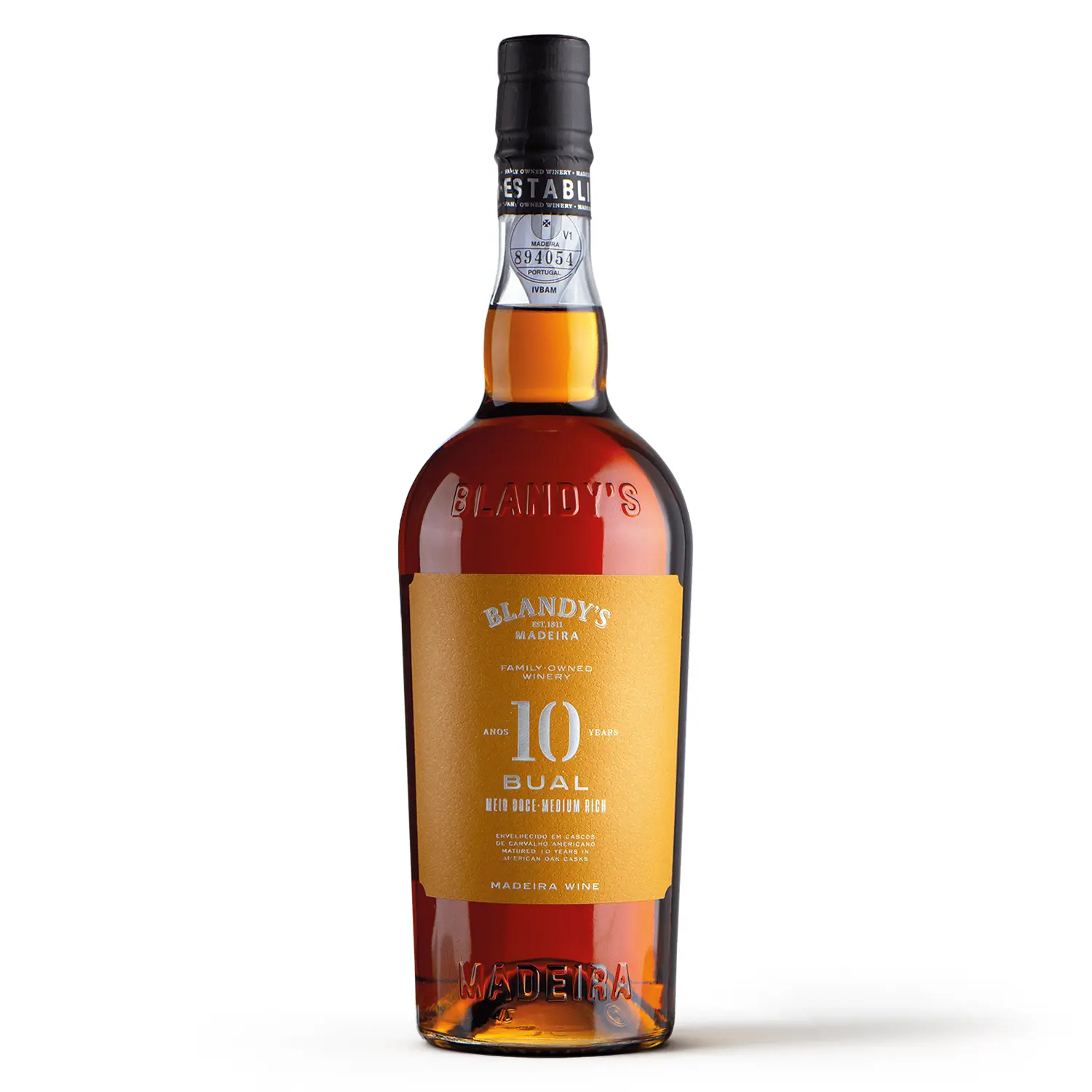 Vinho da Madeira Blandy's Bual 10 Anos Meio Doce